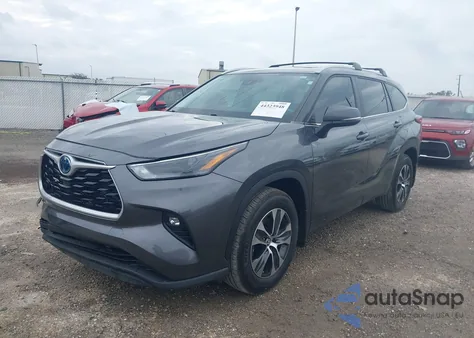 2023 Toyota Highlander Hybrid Xle z USA, uszkodzony, nr VIN 5TDKARAHXPS022514